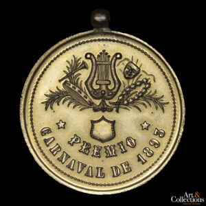 Medalla premio de carnaval 1893, Calle de las Artes