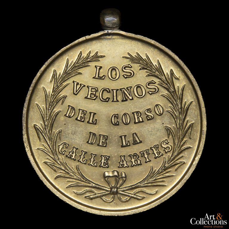 Medalla premio de carnaval 1893, Calle de las Artes
