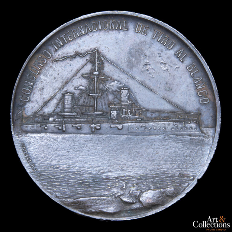 Medalla Concurso internacional de tiro al blanco 1896